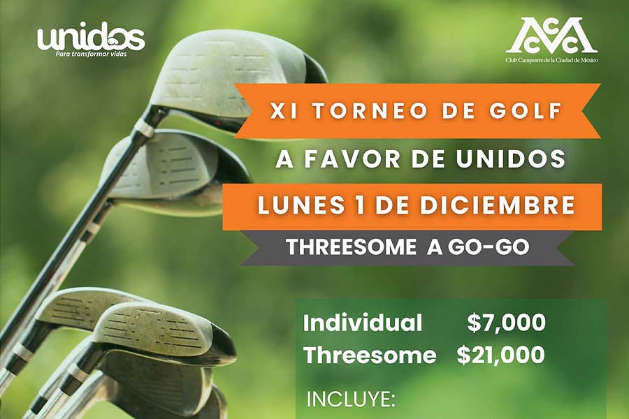 Torneo de Golf por Unidos 1 de diciembre