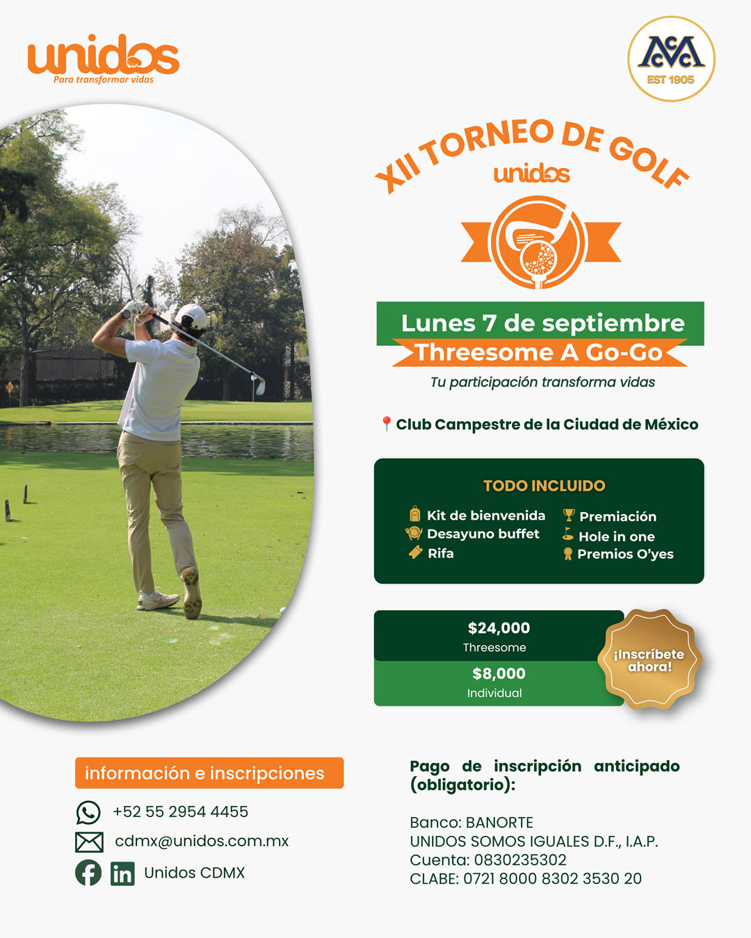Flyer (página web) Flyer Torneo de Golf (página web)